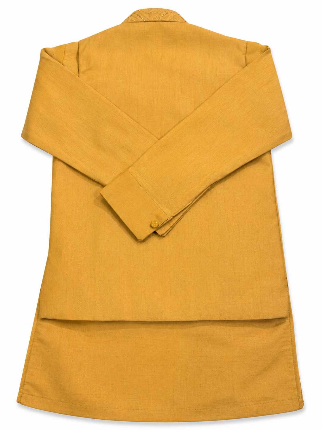 Waistcoat Suit Kids Mustard Gold