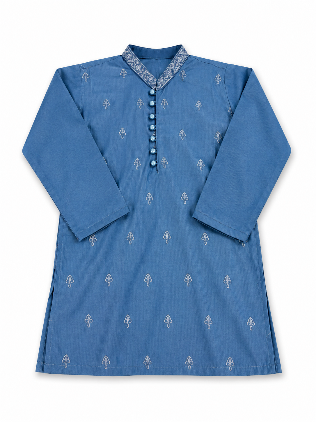 Kurta Trouser Kids Blue 02