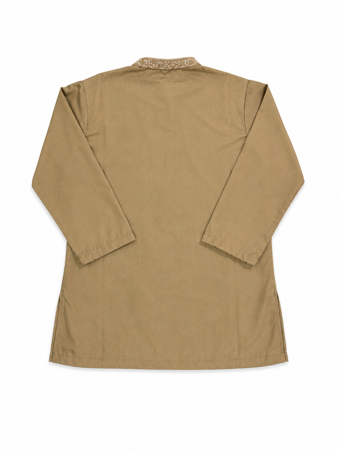Kids Kurta Trouser Brown 01