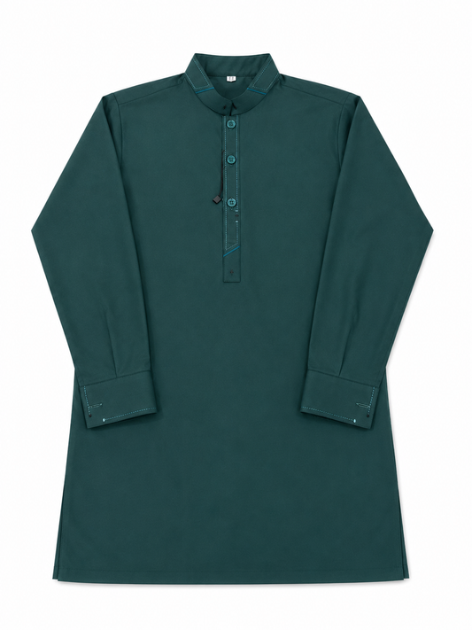 Kurta Trouser Kids Green 10