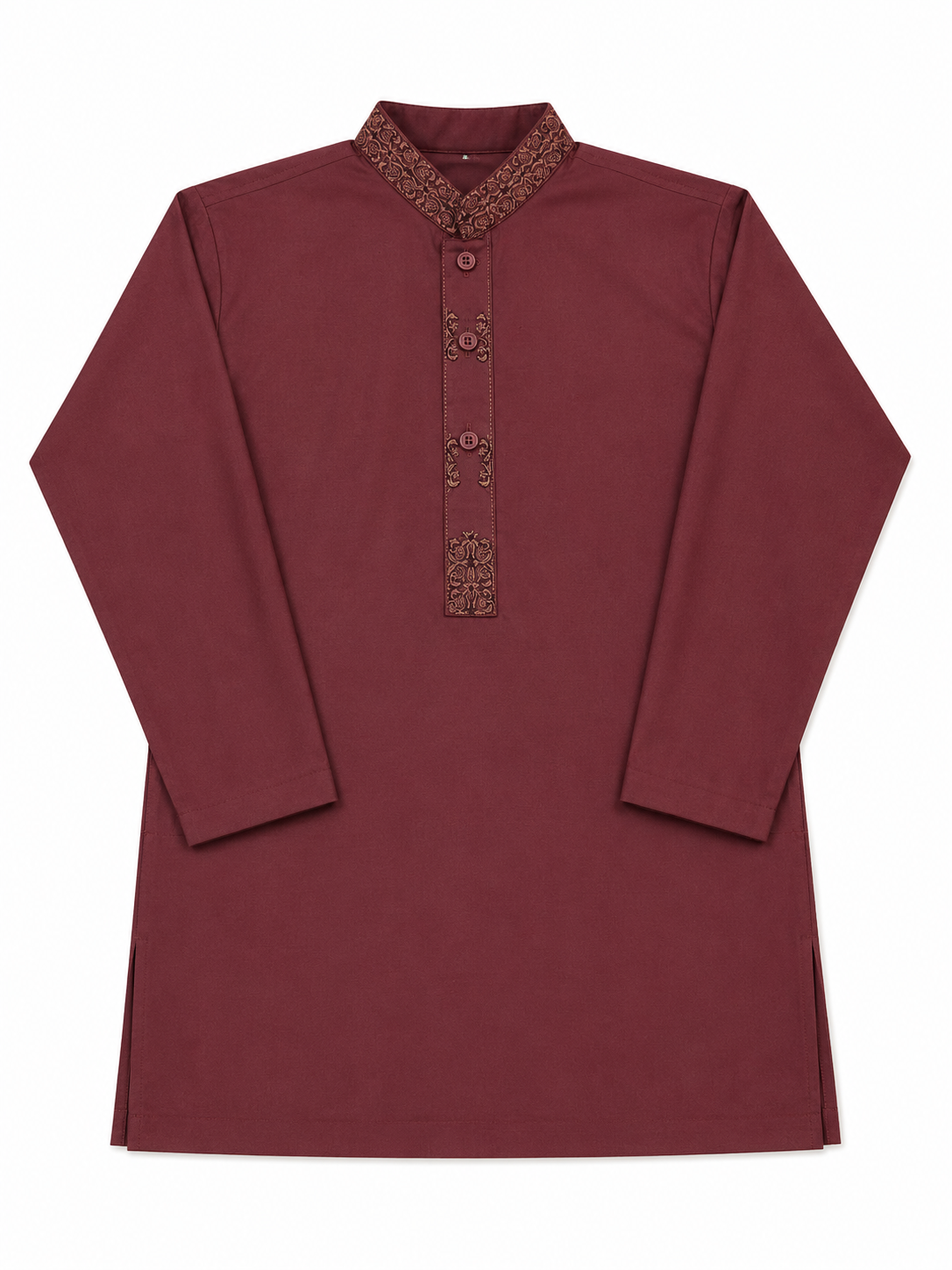 Kurta Trouser Maroon Kids 10