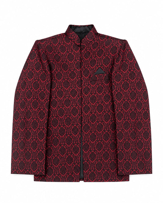 Open Gown Maroon Kids 10