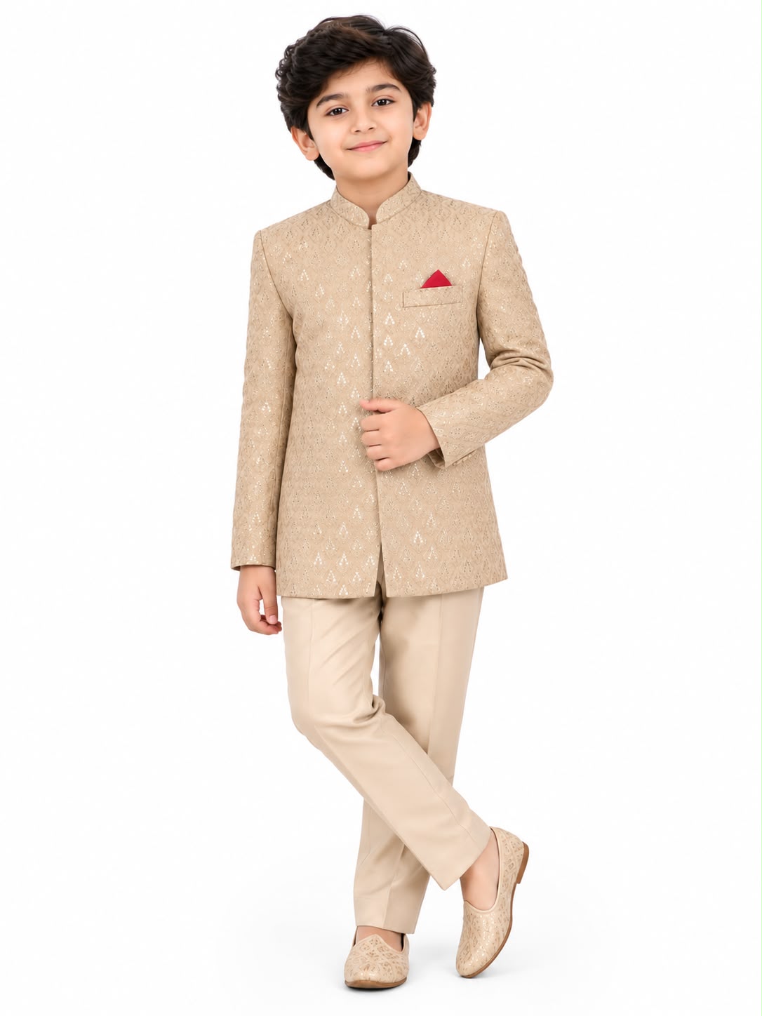 Open Gown Kids Beige