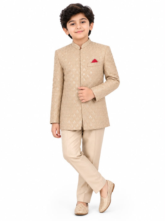 Open Gown Kids Beige