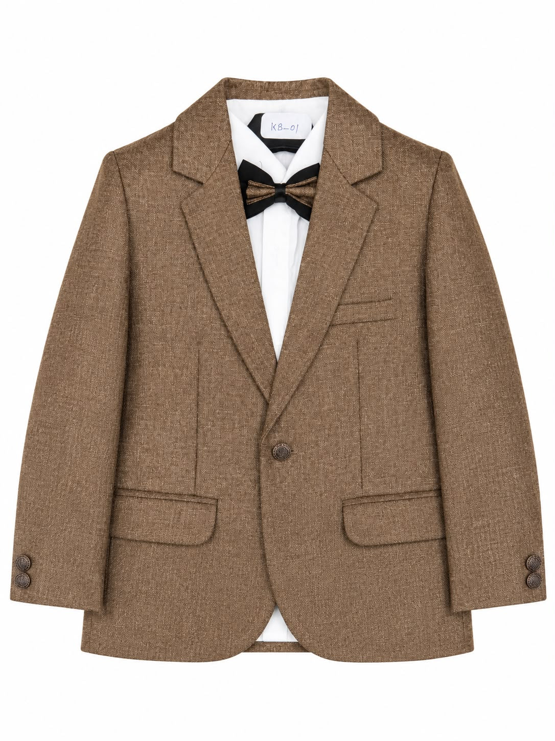 Brown Pent Coat Kids 010
