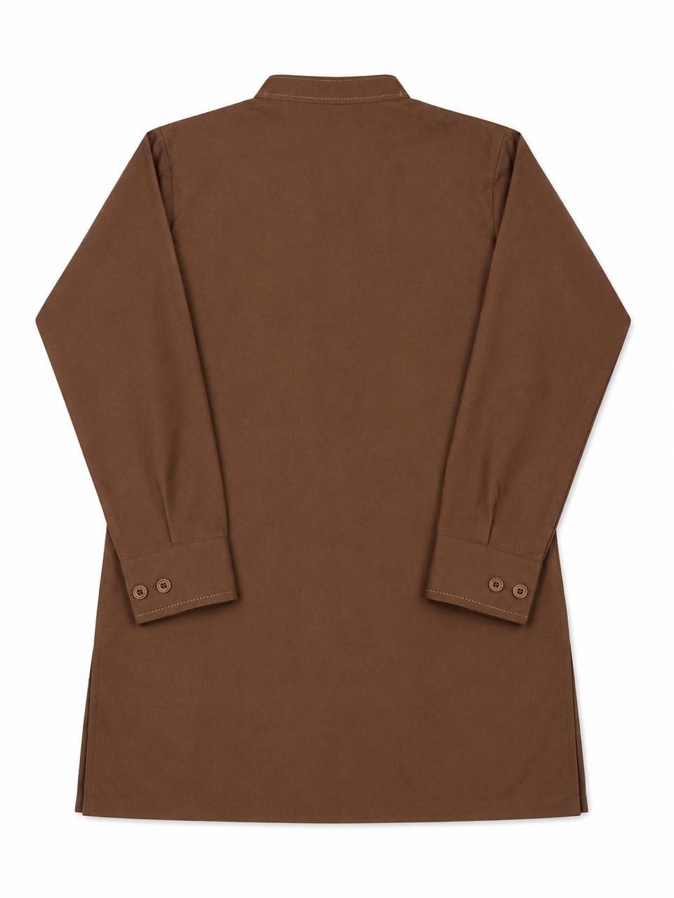 Kurta Trouser Brown Kids 10