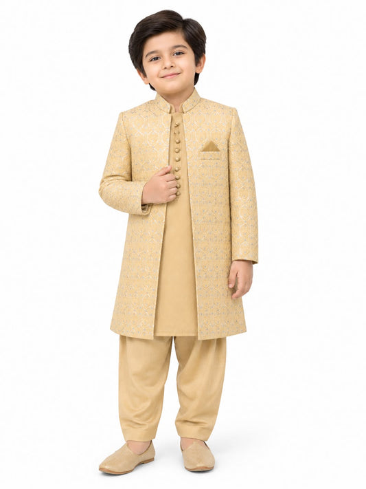 Open Gown Golden Kids 01