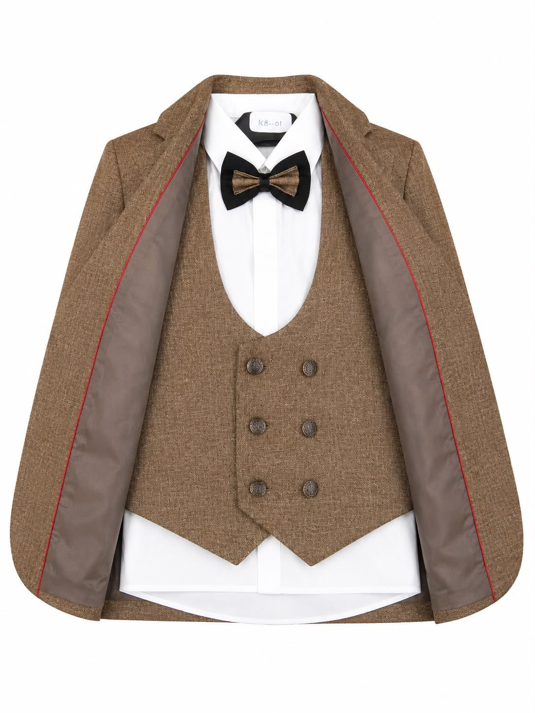 Brown Pent Coat Kids 010