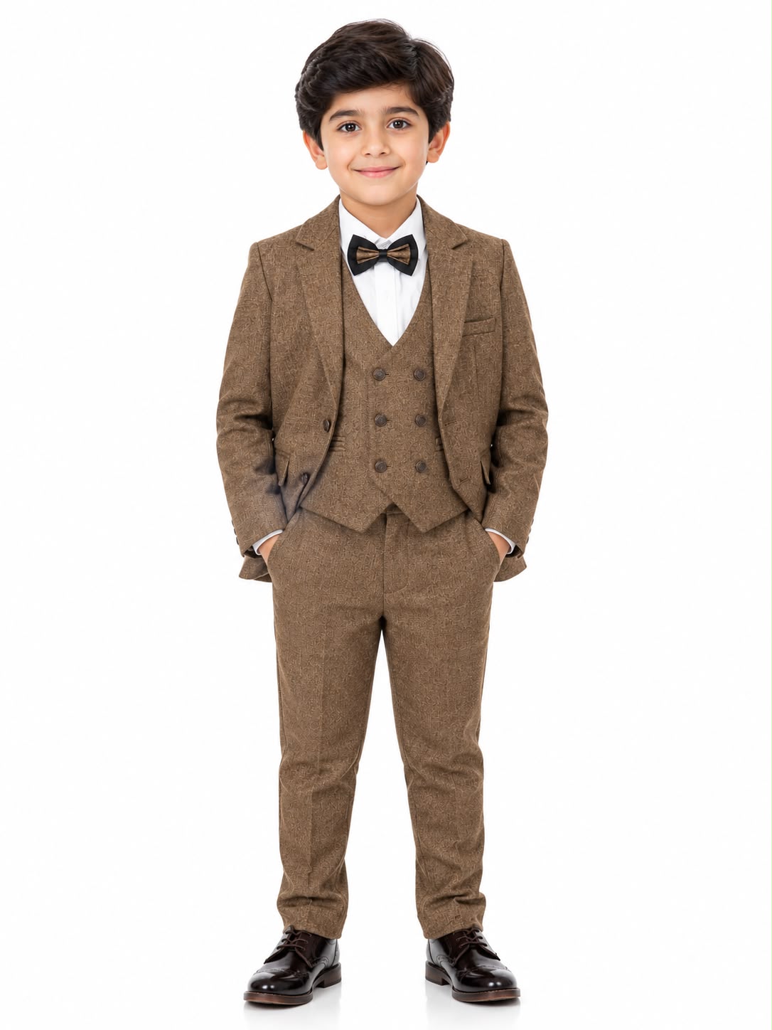 Brown Pent Coat Kids 010