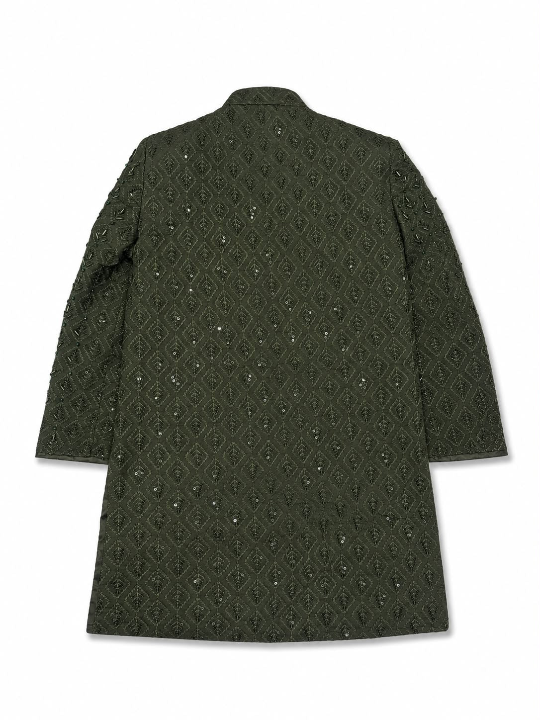 Green Sherwani Kids