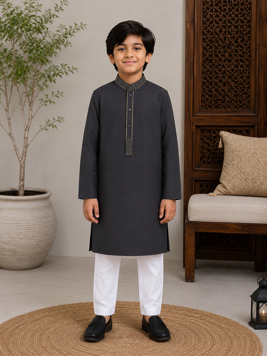 Black Kurta Trouser 10